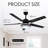 Kyton 52'' Ceiling Fan with LED Lights