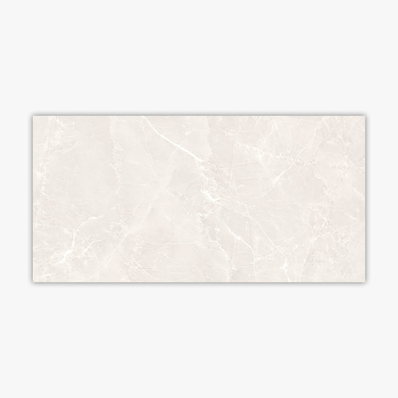 Grigio 24" x 48" Porcelain Marble Look Wall & Floor Tile, White