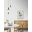 Green Shapes - Single Picture Frame Painting-41365521
