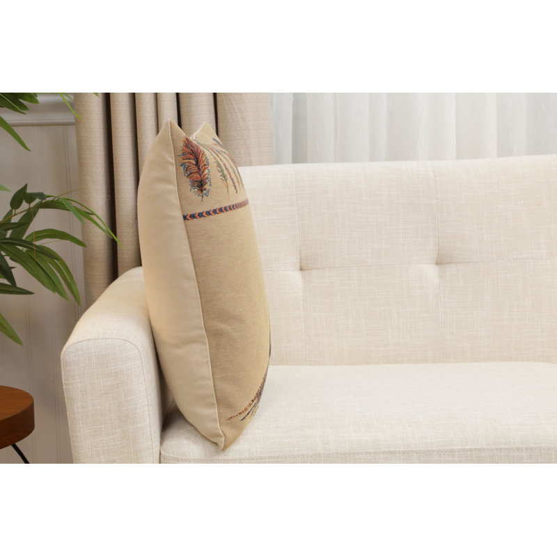 Pheasant Single European Cushion Covers, Beige/Blue/Brown/Green Pheasants 3