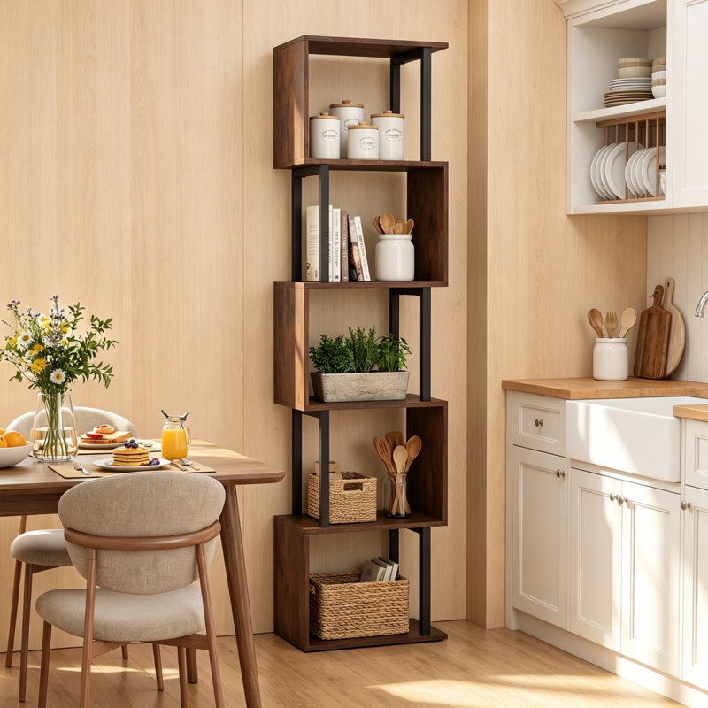 147cm H x 38cm W Metal Bookcase