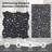 Diflart Black Tumble Pebble Mosaic Floor and Wall Tile 11.8" x 11.8" -128519118