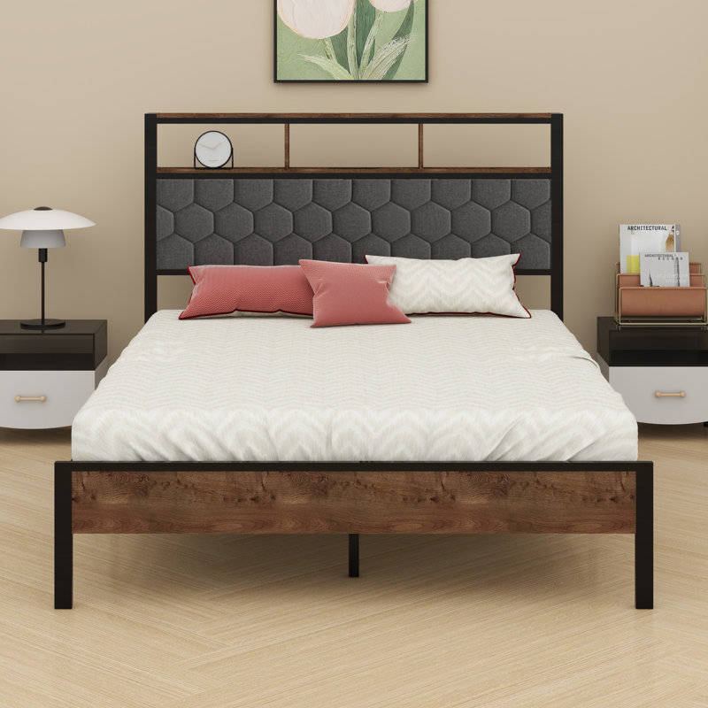 Platform Bed With Usbs, Full