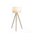 64" - 47"H Adjustable Height Brass/Shiny Gold Modern Tripod Floor Lamp For Living Room, Standing Lamp For Bedroom