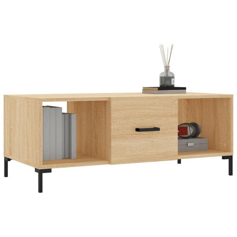 Nikiya Four Leg Coffee Table, Sonoma Oak