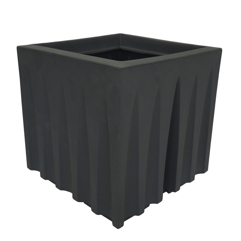 Resin Indoor / Outdoor Cachepot, Gray