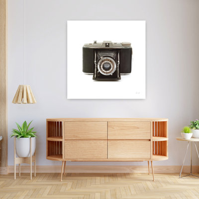 Vintage Camera With Black Camera Art