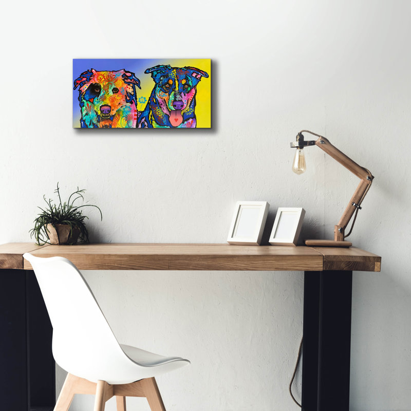 «Duo» par Dean Russo, H 12 po x l 24 po x P 0,75 po