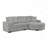 L-Shaped Modular Convertible Sofa-824915417