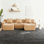 Canapé modulaire rembourré 3 places avec 2 repose-pieds Modern