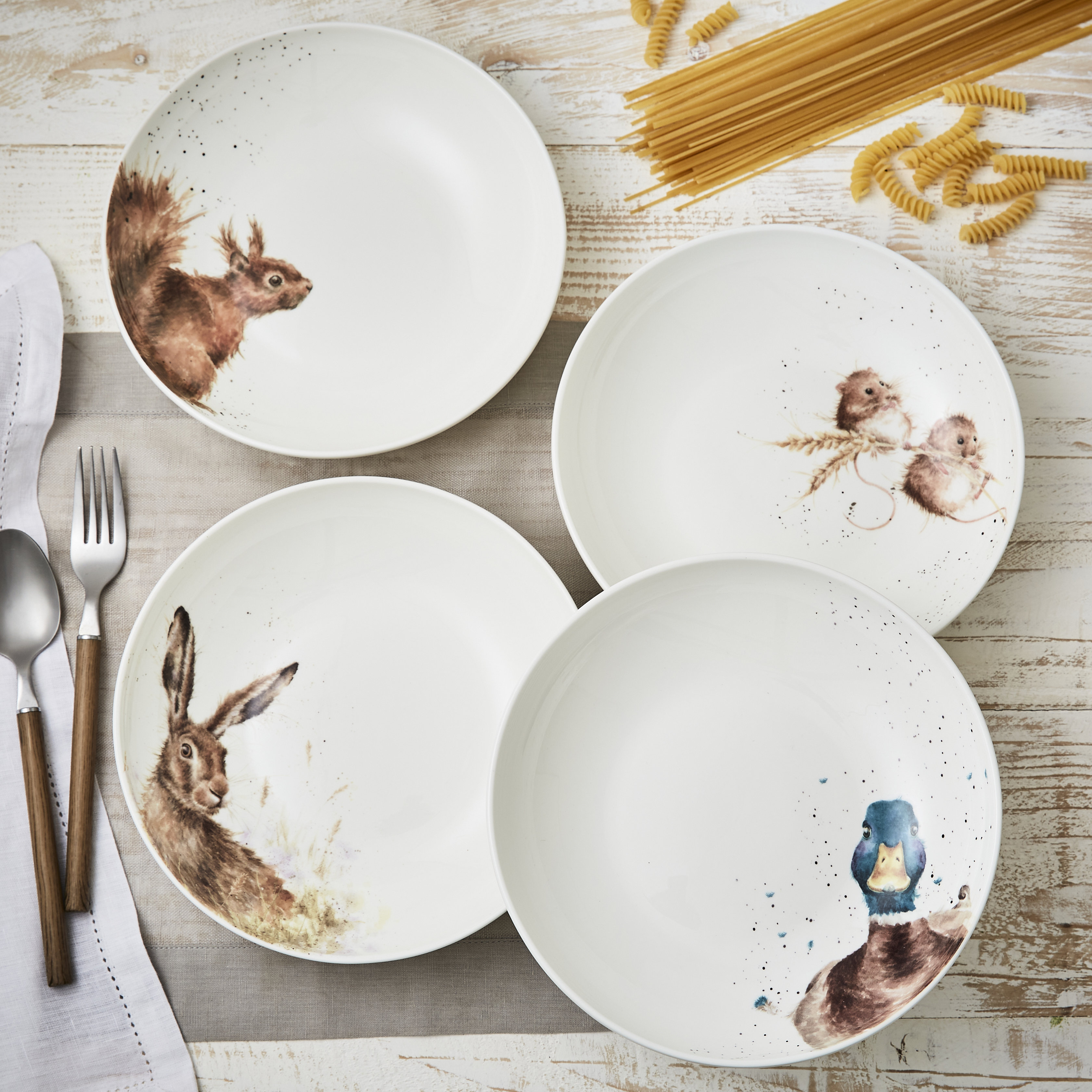 Hannah Dale Wrendale 12 Piece Dinner Set Wrendale Designs Boxed