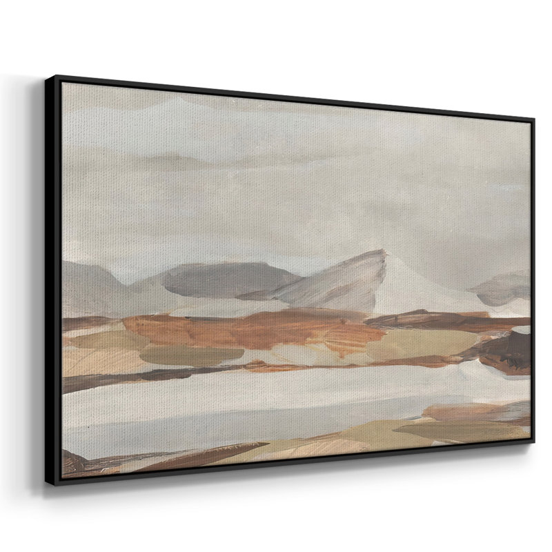 Dusky Mountain II, reproduction d'art sur toile, H 25 po x l 37 po x P 2 po, Cadre noir