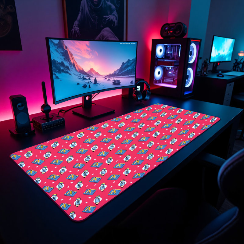 Polyester Desk Pad, 31.5x15.5