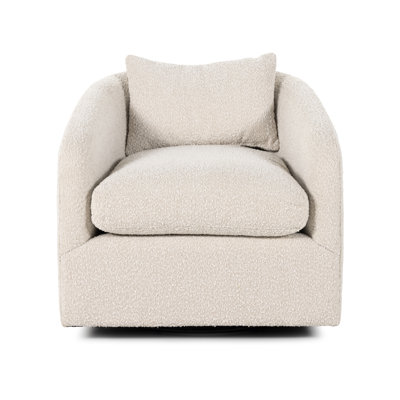 Windridge Upholstered Swivel Barrel Chair
