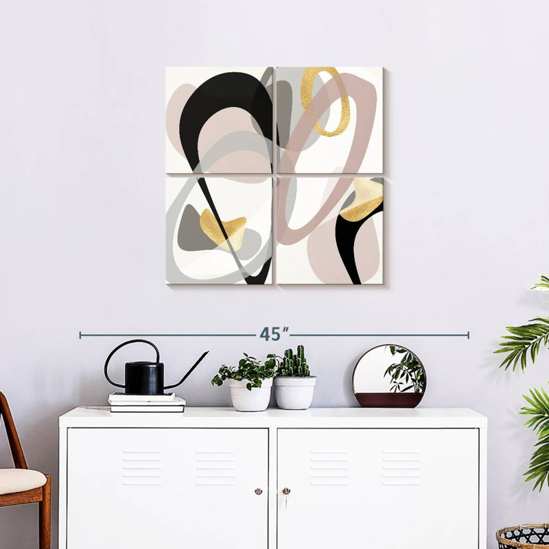 Avery Tumbled Golden II, 26" H x 26" W