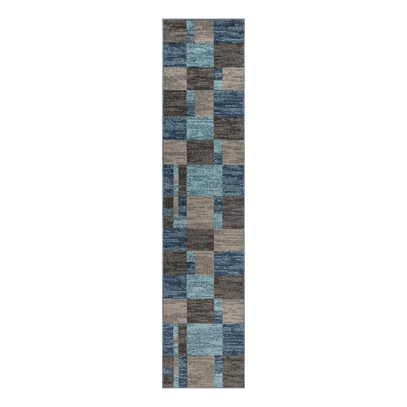 Hareld Geometric Indoor Rug, Runner 2'7" x 12'