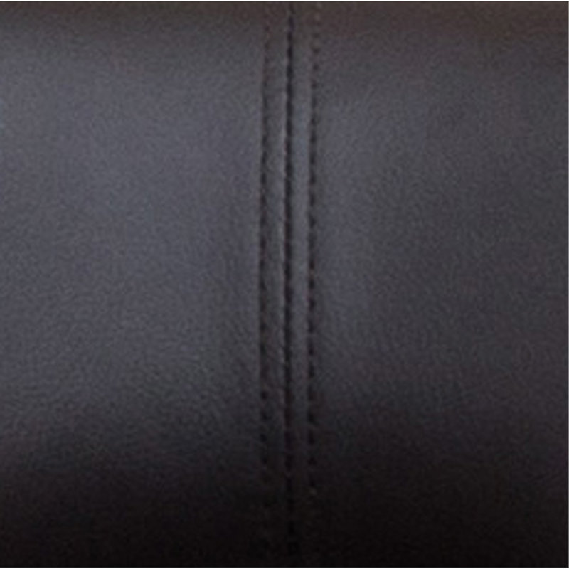 Ensemble de 2 tabourets pivotants réglables Masaccio avec base chromée Airlift, Marron foncé