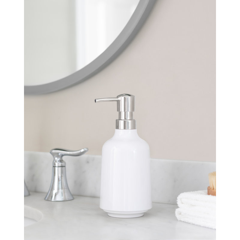 Distributeur de savon Step, Blanc