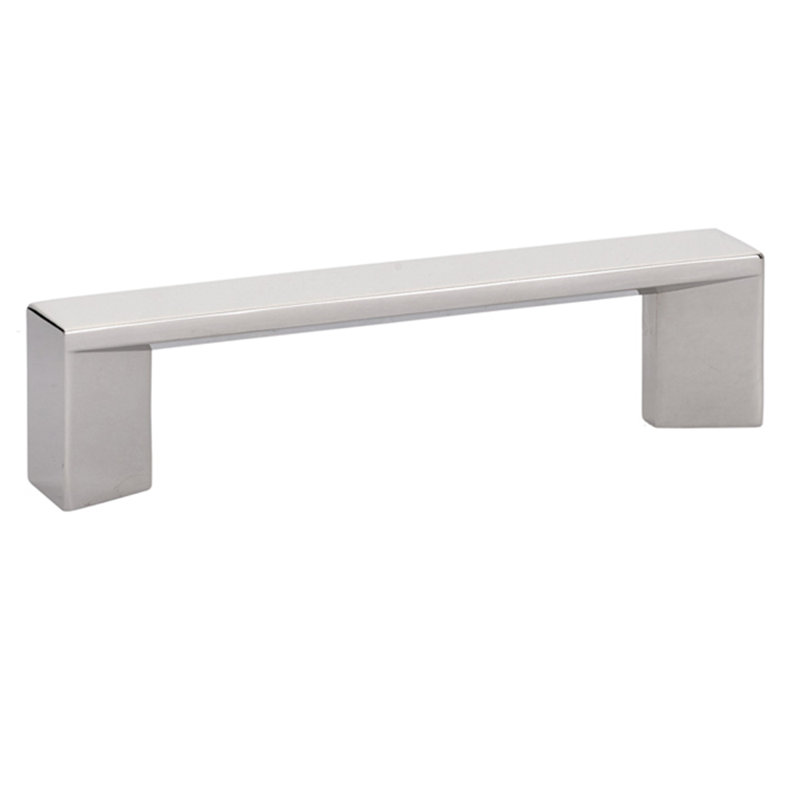 San Carlos Fixed Bar Pull, Polished Nickel Lifetime, 3.5"
