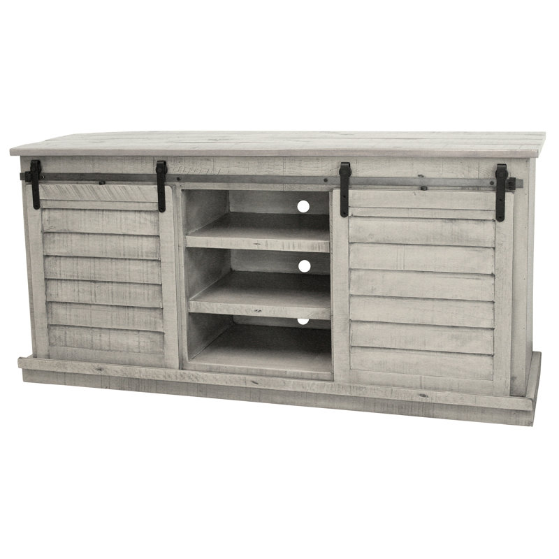 Brooksville Media Console, Rustic Antique Black