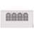 Party Tent White Polyethylene 13.1 x 13.1 ft Outdoor Event Canopy-123265233