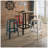 Armless Bar Stool With Crossbar Support-1663695530