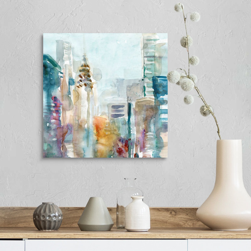 Spectrum NYC - Peinture sur toile, Toile tendue, H 16 po x l 16 po x P 1,25 po