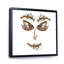 Visage de fleurs séchées pressées I - impression sur toile-67464113-67464115