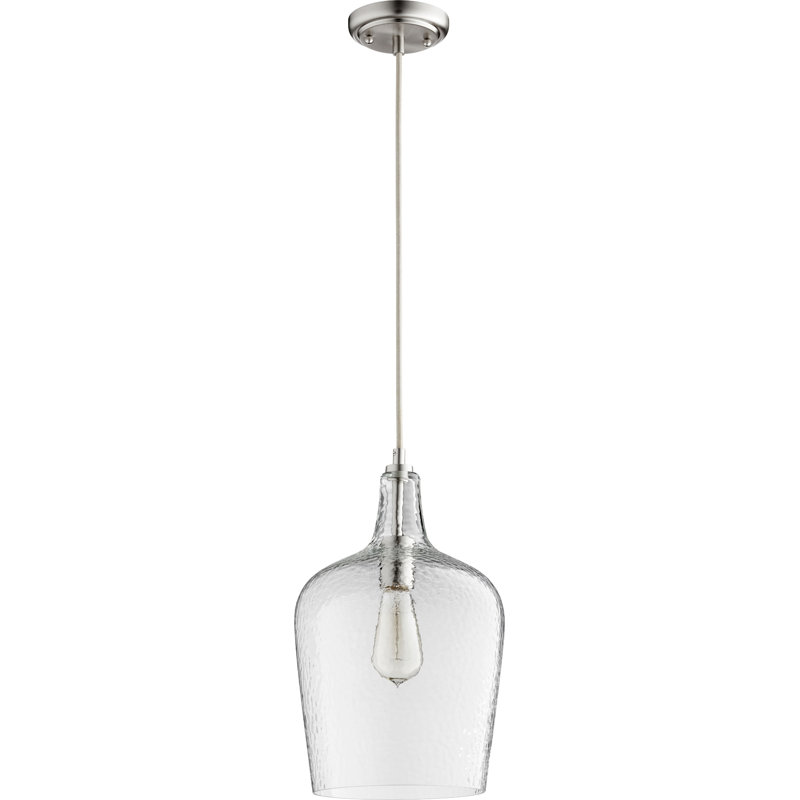 Ilya 1 - Light Bell Pendant, Satin Nickel