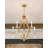 Keyrah 5 - Light Steel Dimmable Chandelier