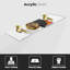Tablettes transparentes transparentes murales transparentes de 11,5 pouces, 3/4 po d'épaisseur pour chambre à coucher, salon, salle de bain, cuisine - avec vis et supports en nickel brossé, paquet de 2-2025352505-2047207089
