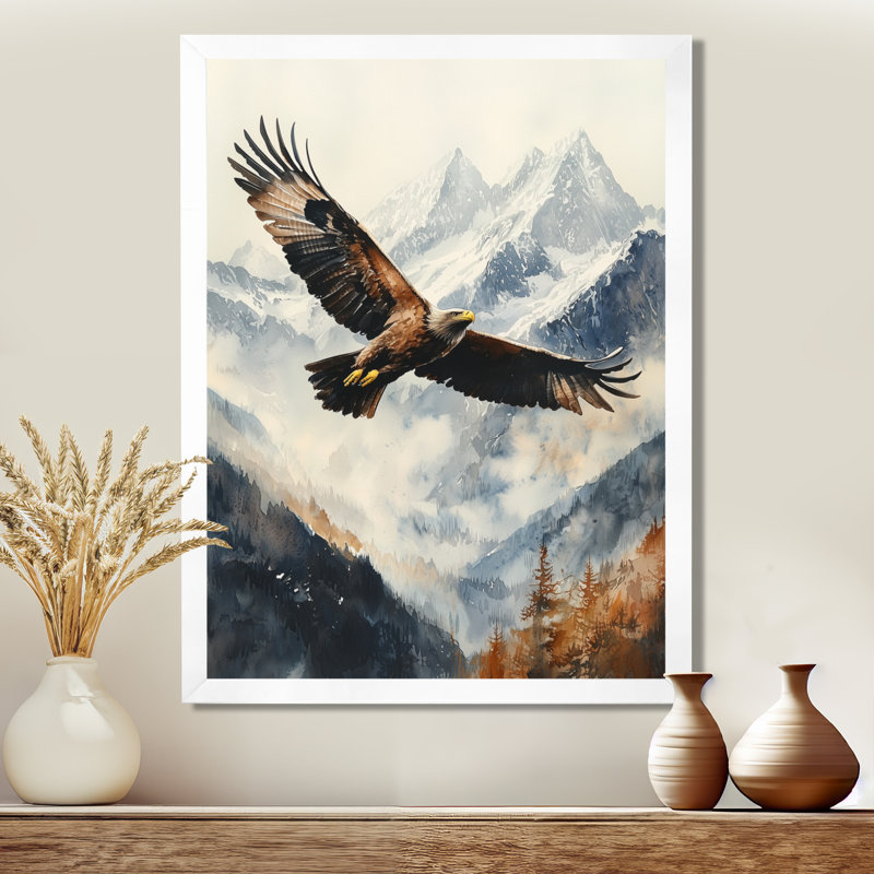 Astere - animaux, reproduction d'art sur toile, H 44 po x l 34 po, Picture Framed, Blanc