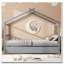 Lit en bois avec lit gigogne simple-121788099