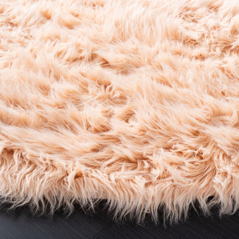 Mckenzie Dark Beige Area Rug, Round 6'