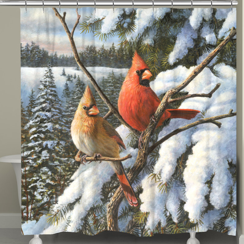 Rideau de douche Mayne Winter Cardinal