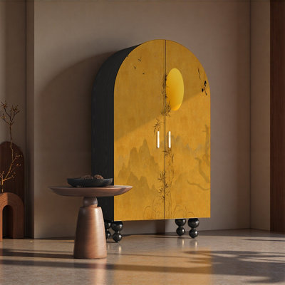 Superior Walnut Two Door Wardrobe