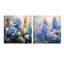 «Blue Bonnets» multicolore, ensemble de 2 peintures murales en acrylique «Blue Bonnets»-1119437887