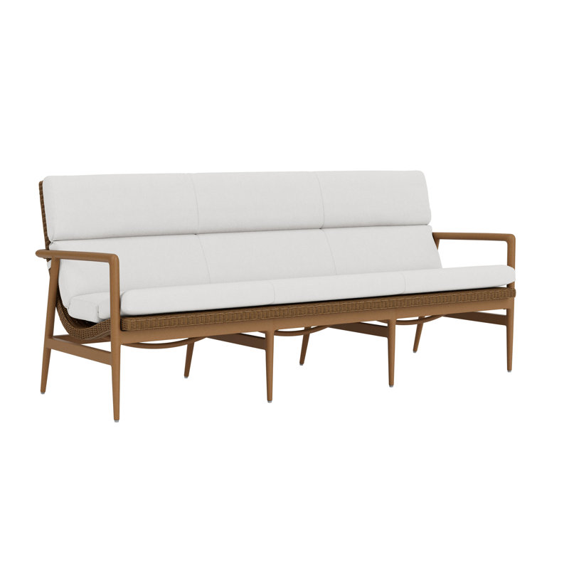 Outdoor 3 - Seat Patio Sofa, White