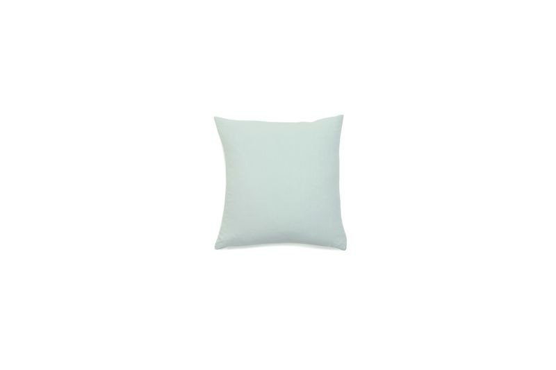 Simple Linen Pillow Cover & Insert, Sky, Square 22"