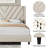Permelia Upholstered Bed Tufted Headboard with Wing Side-1016116443-1010283416