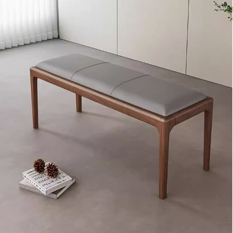Banc de chevet simple et moderne avec tabouret à chaussures