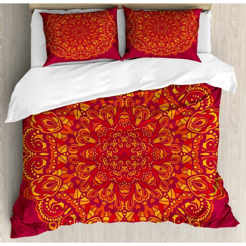 Mickel 260 TC Duvet Cover Set, Double - 2 Standard Pillowcases