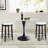 Set Of Two Bar Stools With 360° Swivel Function, Wooden Construction And Upholstered Seat, Ideal For Kitchen, Dining And Living Room-1884144399