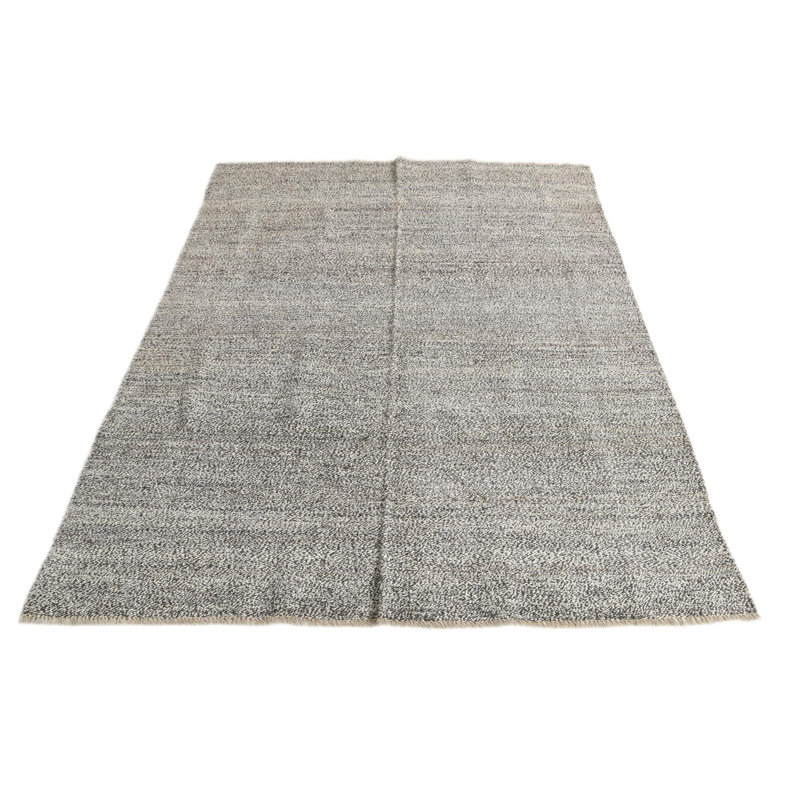 Tapis noir et blanc Orta