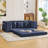 [NEW ARRIVED] [VIDEO PROVIDED]82.25" Convertible Sofa Bed-1142438725