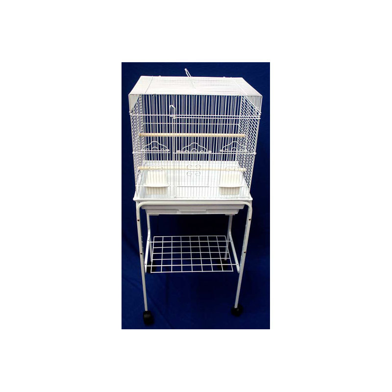 Petit cage à oiseau avec support carré