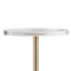 Table de bout en acrylique transparent