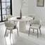 Chaise en cuir texturé Luce-947329169