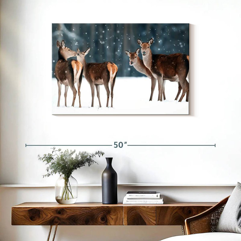 Cerf des neiges femme Brampt, H 24 po x l 36 po
