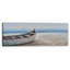 Sur la plage - peinture panoramique sur toile tendue